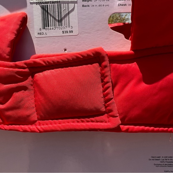 Sonoma NWT Pet Color Block Puffer Jacket L (Up To 55lbs) Color Red Two Tone - Picture 5 of 11